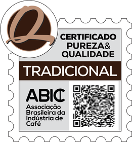 Selo ABIC de Certificado de Pureza e Qualidade, categoria Tradicional, com QR Code de verificação